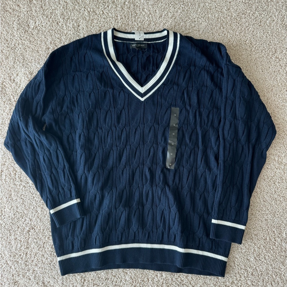 NWT Banana Republic Oversized V-Neck Pullover Sweater